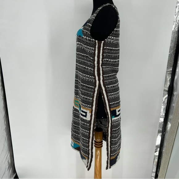 CALYPSO ST. BARTH - Tweed Embroidered Boho Tunic Size Small - Picture 4 of 15